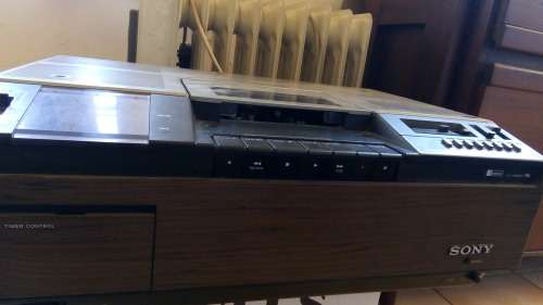1970's era Sony BetaMAX cassette player and recorder