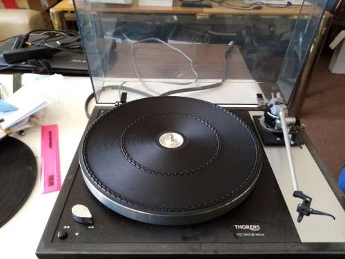 Old Vinyl LP record player
