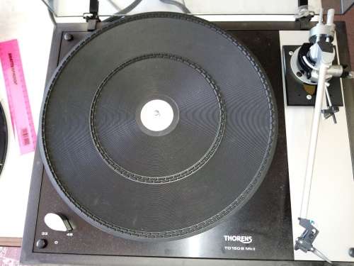 Old Vinyl LP record player