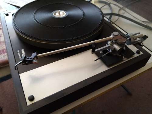 Old Vinyl LP record player