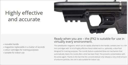 Piexon JPX-2 Jet defender Pepper Gun + Free Holster