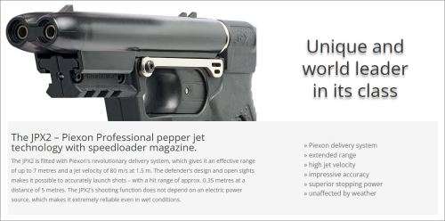 Piexon JPX-2 Jet defender Pepper Gun + Free Holster