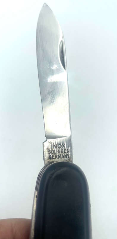 Vintage Solingen INOX Germany Steel Multi Tool Pocket Knife Very Rare Original Made in Germany