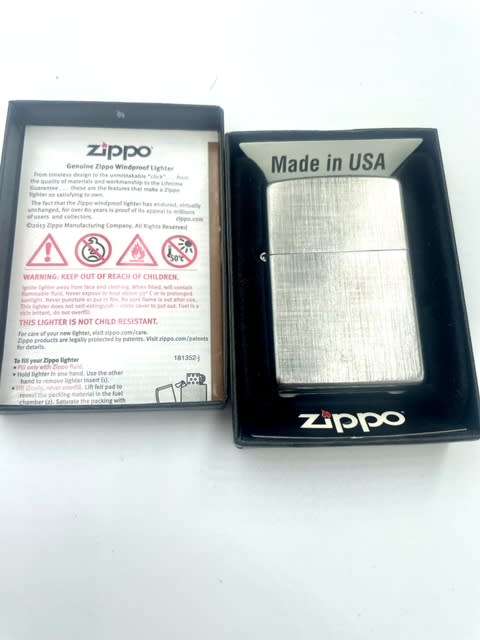 Zippo Linen Weave