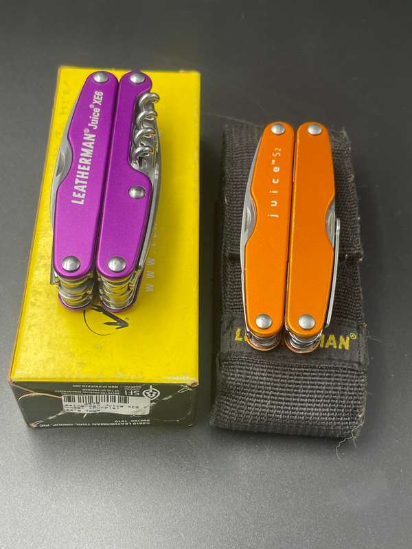 Leatherman Juice EX6 and S2
