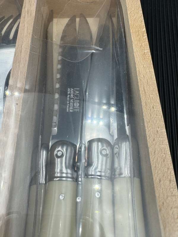 Laguiole by Andre Verdier Steak Knife & Fork Set, 12-Piece