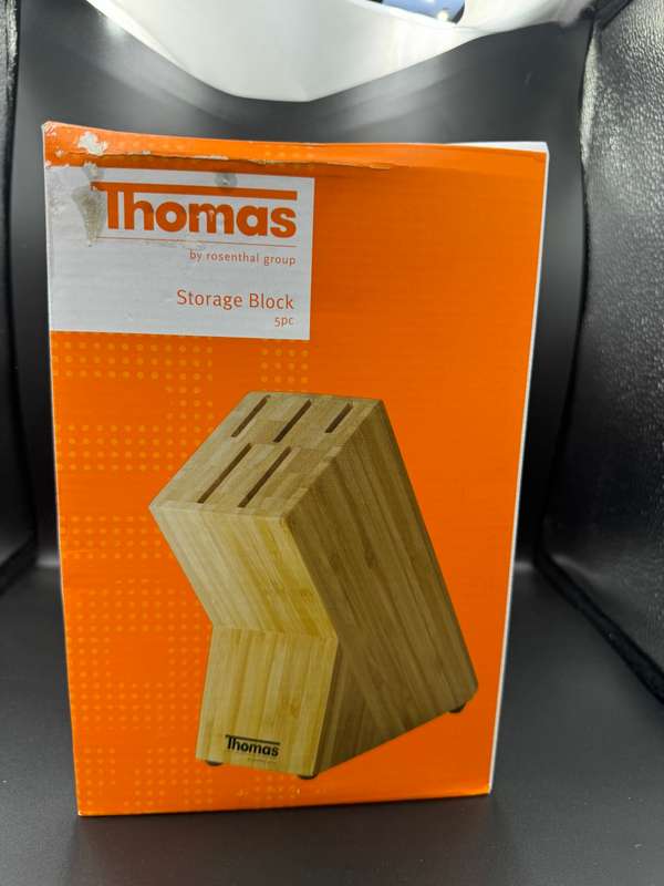 Thomas Rosenthal Group Wooden Knife Block for 5 Knives