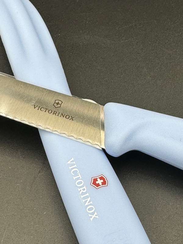 Victorinox Swiss Classic Paring Knife Set w/Peeler 2 Piece - Blue
