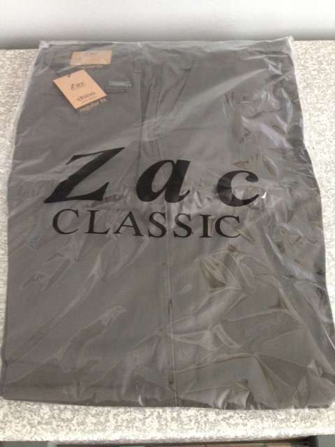 Men Chino Regular Fit Pants Navy Size 38
