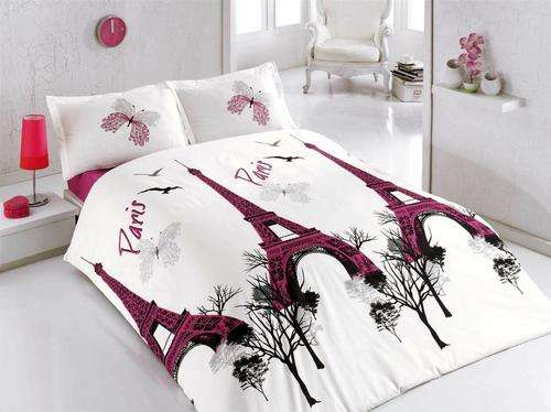 PARIS DOUBLE DUVET COVER + 2 PILLOWCASES