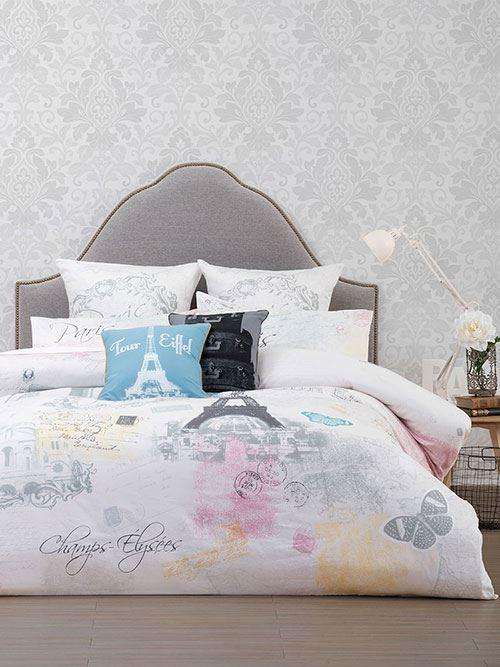Belle De Paris Double Duvet Cover