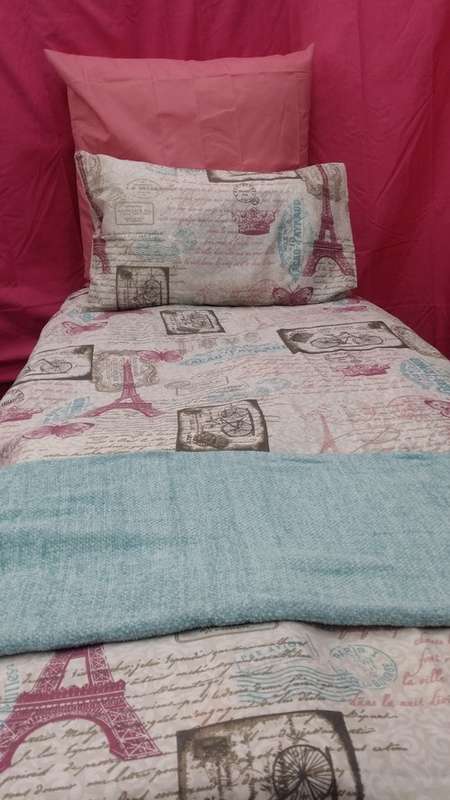 PARIS QUEEN DUVET COVER + 2 PILLOWCASES