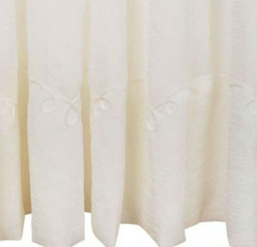 **BEAUTIFUL CREAM CORNELLY VOILE CURTAIN **5 METRES WITH A 218 DROP!!