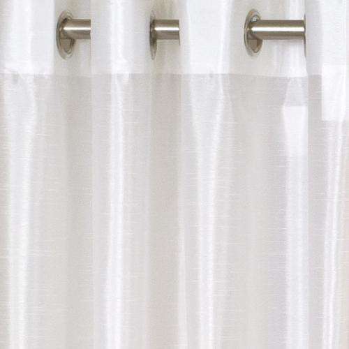 *BEAUTIFUL WHITE CORNELLY EYELET VOILE CURTAIN *5 METRES WITH A 250CM DROP!!