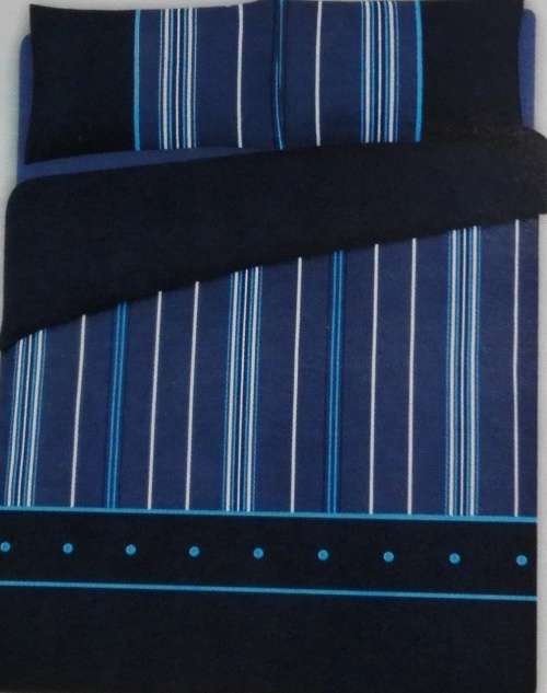 Colorado Navy Polycotton 3/4 duvet Cover Set