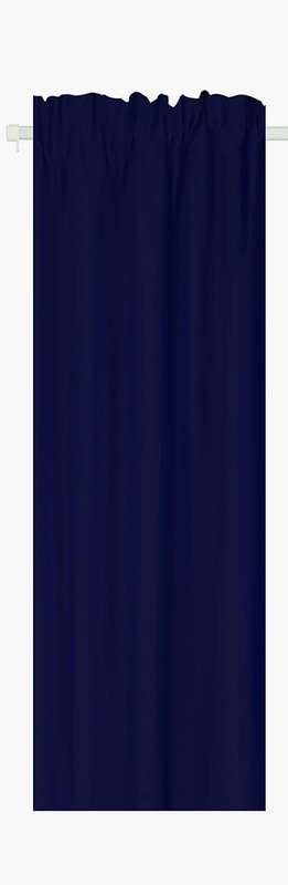 Microfibre Navy 230X218 Taped Curtain *NEW ARRIVAL*