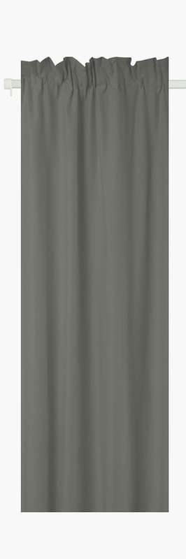 Microfibre Grey 230X218 Taped Curtain *NEW ARRIVAL*