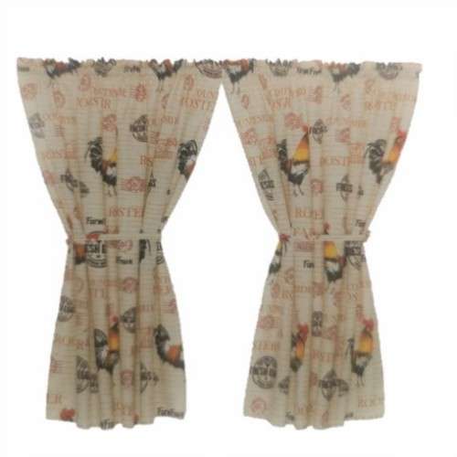 Stamp Rooster 220X120 Curtain