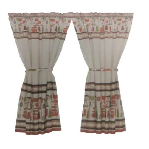 Coffee Pot 220X120 Curtain