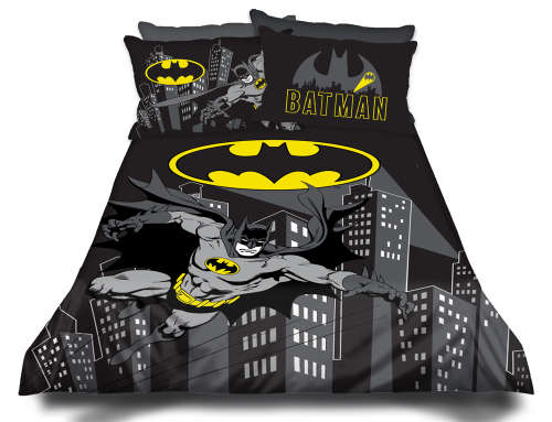 Batman Black City Single Duvet Cover Set