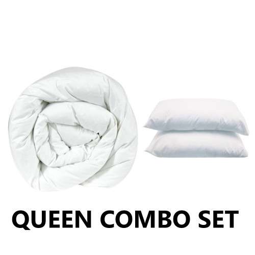 Queen Duvet Inner  Combo Set (1x Inner and 2 Pillows ) NOW ONLY R250
