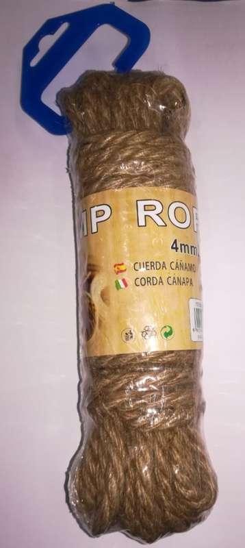 Hemp Rope 4mm X 10m