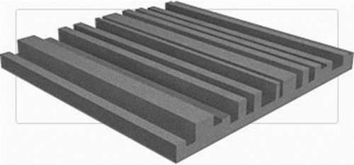 Large Acoustic Foam Tiles 50cm x 50cm x 5cm