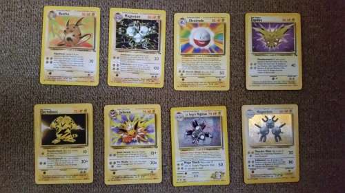 Pokemon Electric Deck - Cards