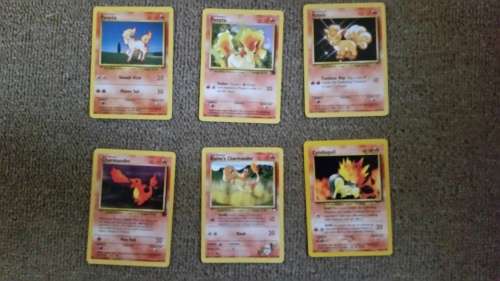 Pokemon Fire Deck - Cards