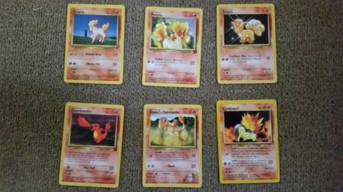 Pokemon Fire Deck - Cards