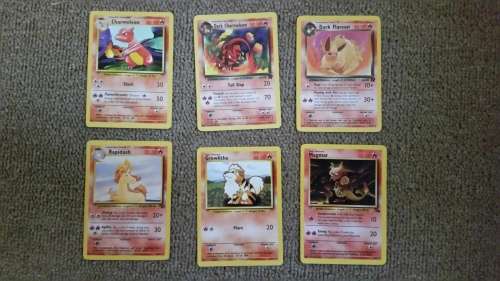 Pokemon Fire Deck - Cards
