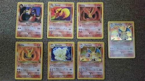 Pokemon Fire Deck - Cards