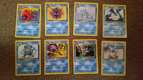 Pokemon Water Deck - Cards