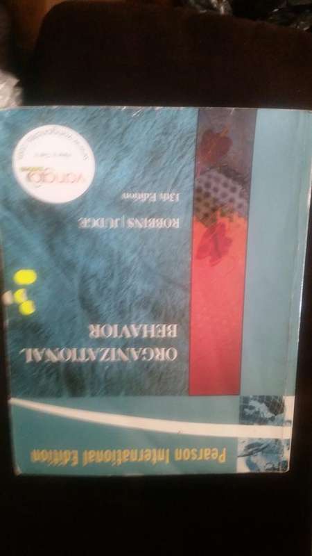 Book: Organizational Behavior 13th edtion (Judge)