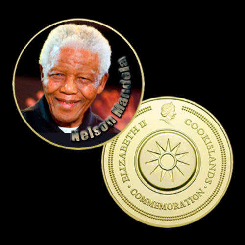 Mandela cook island medallion