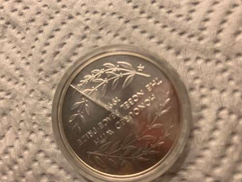 Mandela Mint Of Norway Silver Coin *no Box*