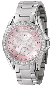 Women's Fossil Riley Crystal Watch.