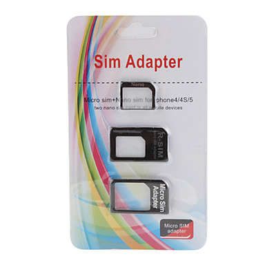 Micro Sim and Nano Sim Adapter