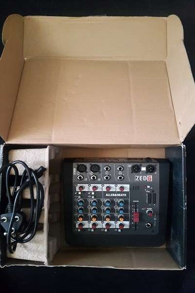 Allen & Heath ZED-6 6 Channel Audio Mixer (Second Hand)
