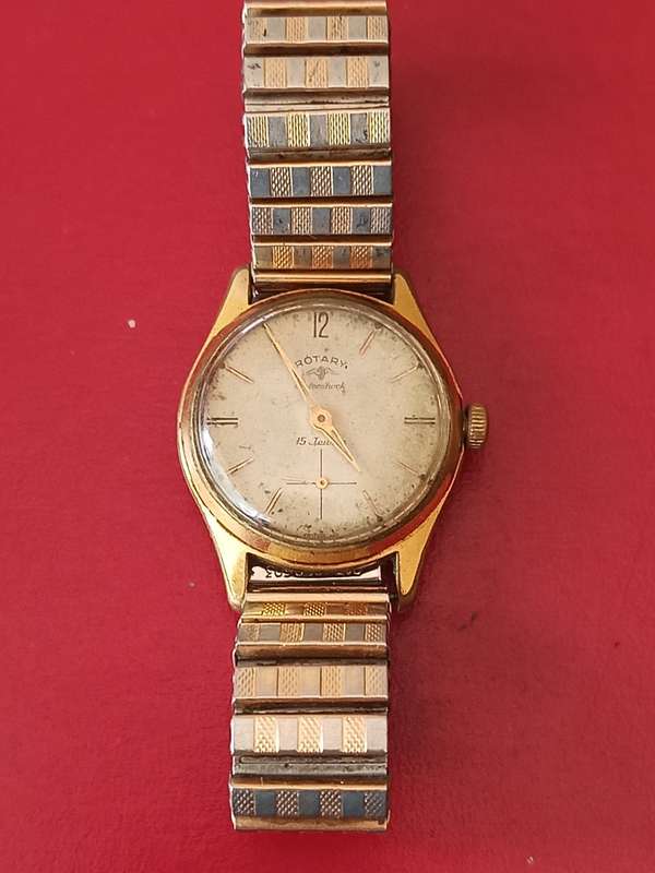 !!! Crazy R1 start !!! Collectors Rotary 15 Jewels men`s watch