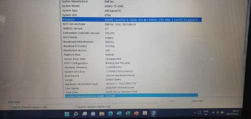 Dell i5, 12gb ram, 256gb ssd SOFTWARE WORTH R6000