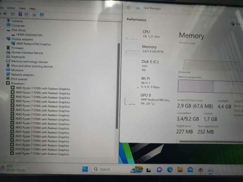 12TH GEN i5 KILLER ASUS ZENBOOK, RYZEN 7 5700U, 16 THREADS, 512GB SSD, 13.3INCH OLED 1920X1080