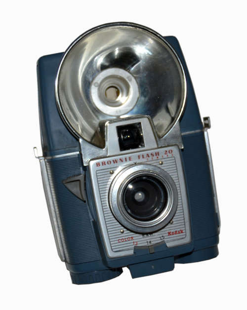 Voightlander Vito BL, Kodak Brownie, Vivitar Lightmeter