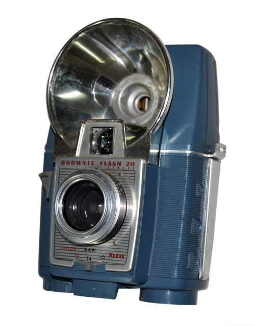Voightlander Vito BL, Kodak Brownie, Vivitar Lightmeter