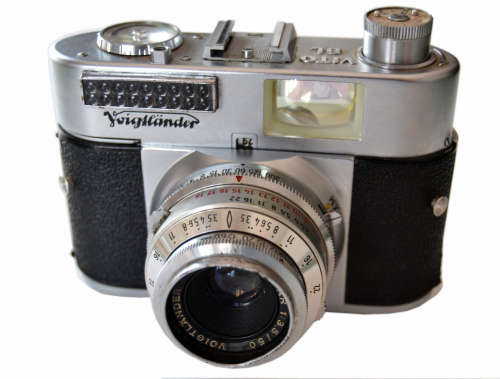 Voightlander Vito BL, Kodak Brownie, Vivitar Lightmeter
