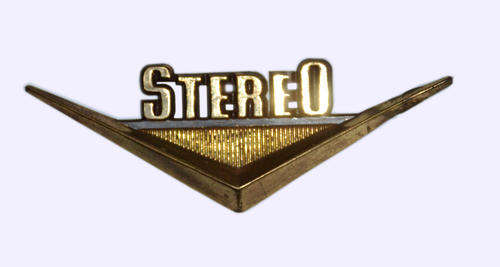 Old Stereo Badge from 1950's Radiogram