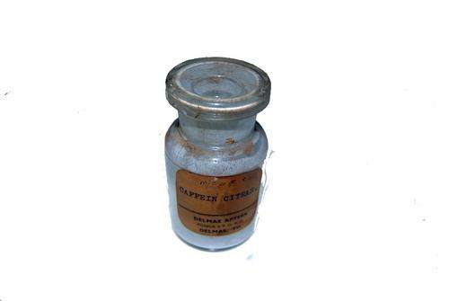 Old Medicine Bottle Caffeine
