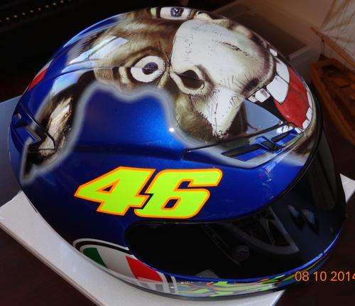 Rossi GP Tech size large helmet - never used - limited edition
