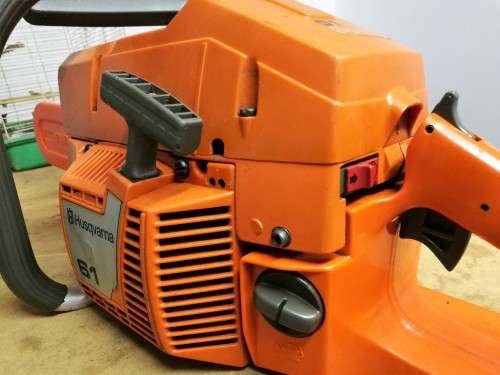 HUSQVARNA Mod 61 CHAINSAW  BARGAIN - EXCELLENT CONDITION  - 61cc WITH NEW BAR AND CHAIN