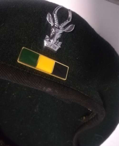 SADF Infantry Beret - All pins intact - Good condition (repro balkie)